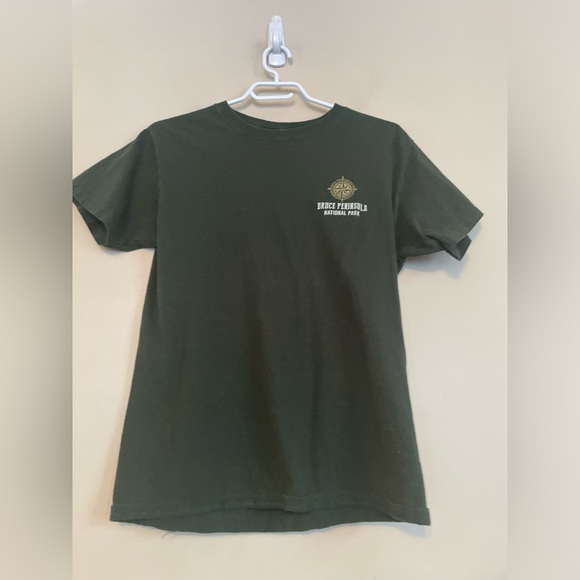 Brand=M&O gold. Color=green Size=S - Picture 1 of 3